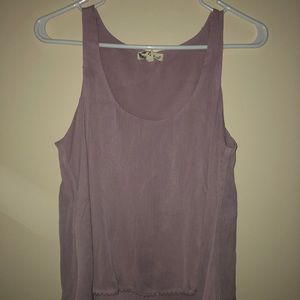 Purple Flow Layered Top